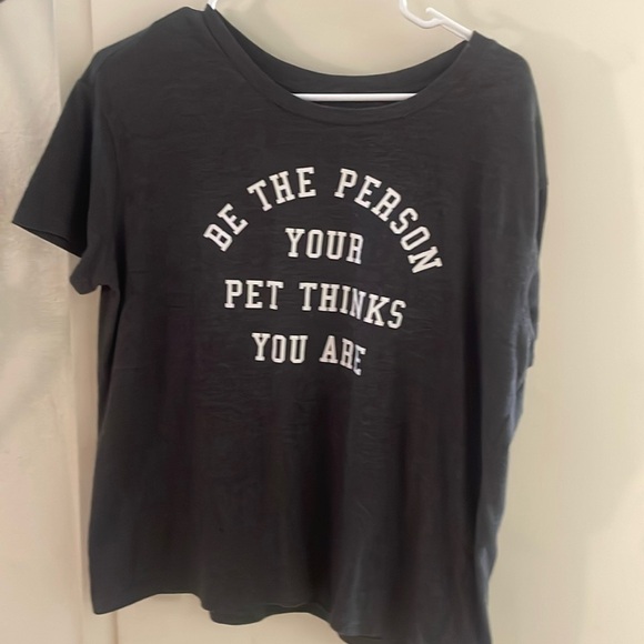 Women’s, “Be the Person Your Pet Thinks You Are” Tee - Picture 2 of 6